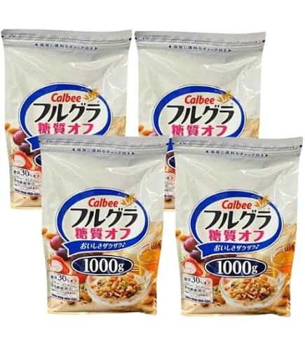 Amazon.co.jp: カルビー フルグラ 糖質オフ 1000g (2袋) : 食品・飲料